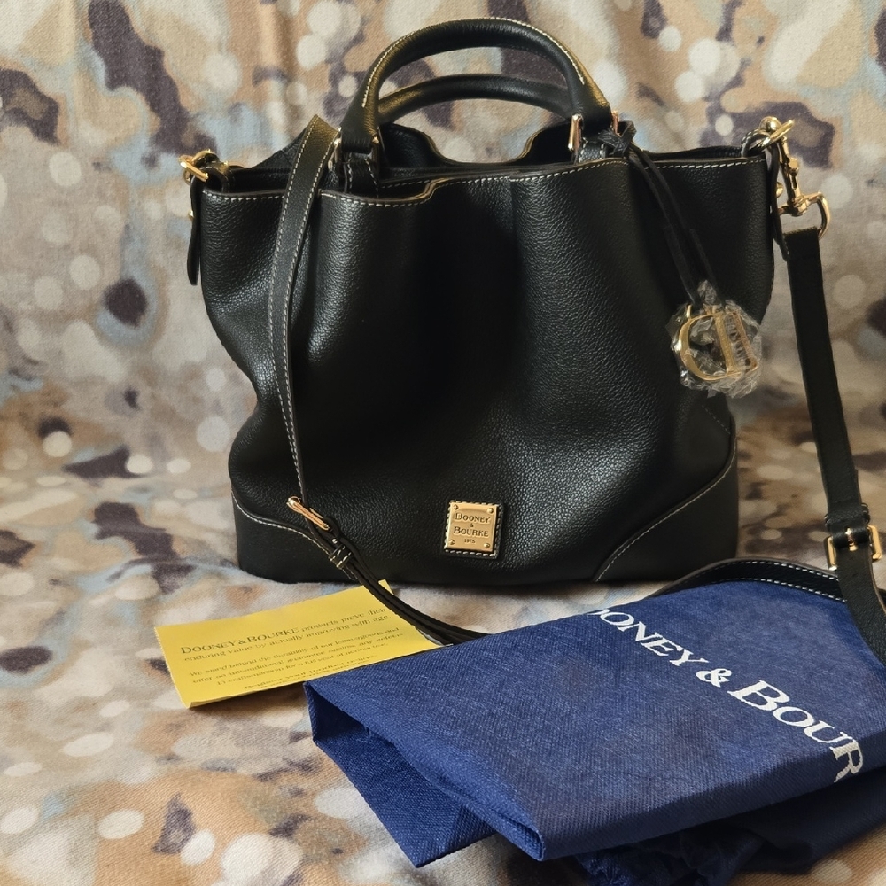 Dooney & Bourke Black Leather Shoulder Bag